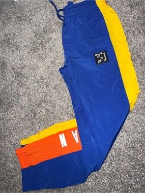 Jordan Kids Blue, Yellow & Orange Colorblock Joggers